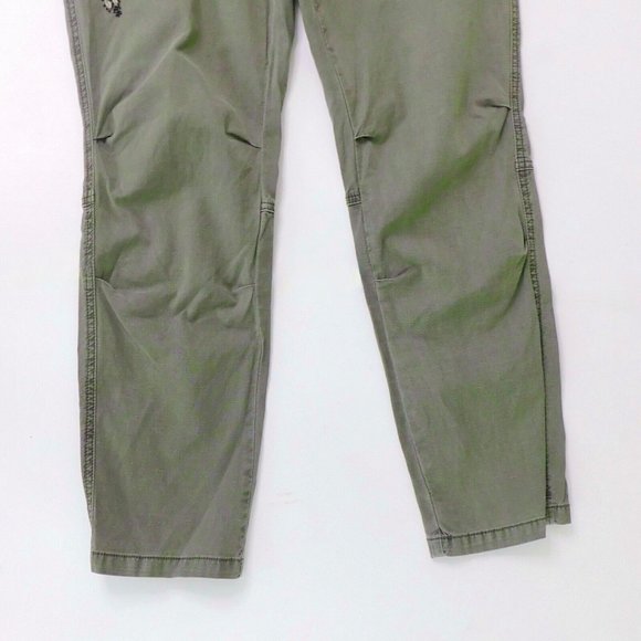 Anthropologie Olive Embroidered Pants - Picture 5 of 16